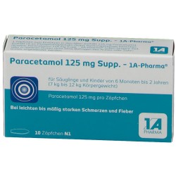 Paracetamol 125mg Zäpfchen...
