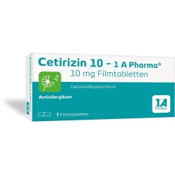 Cetirizin 10 1A Pharma (7 ST.)