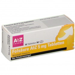 Folsaeure Abz 5mg Tabletten...