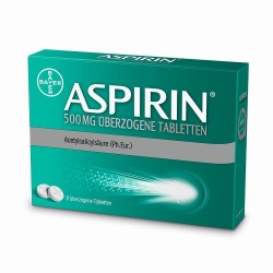 Aspirin 500mg ueberzogene...